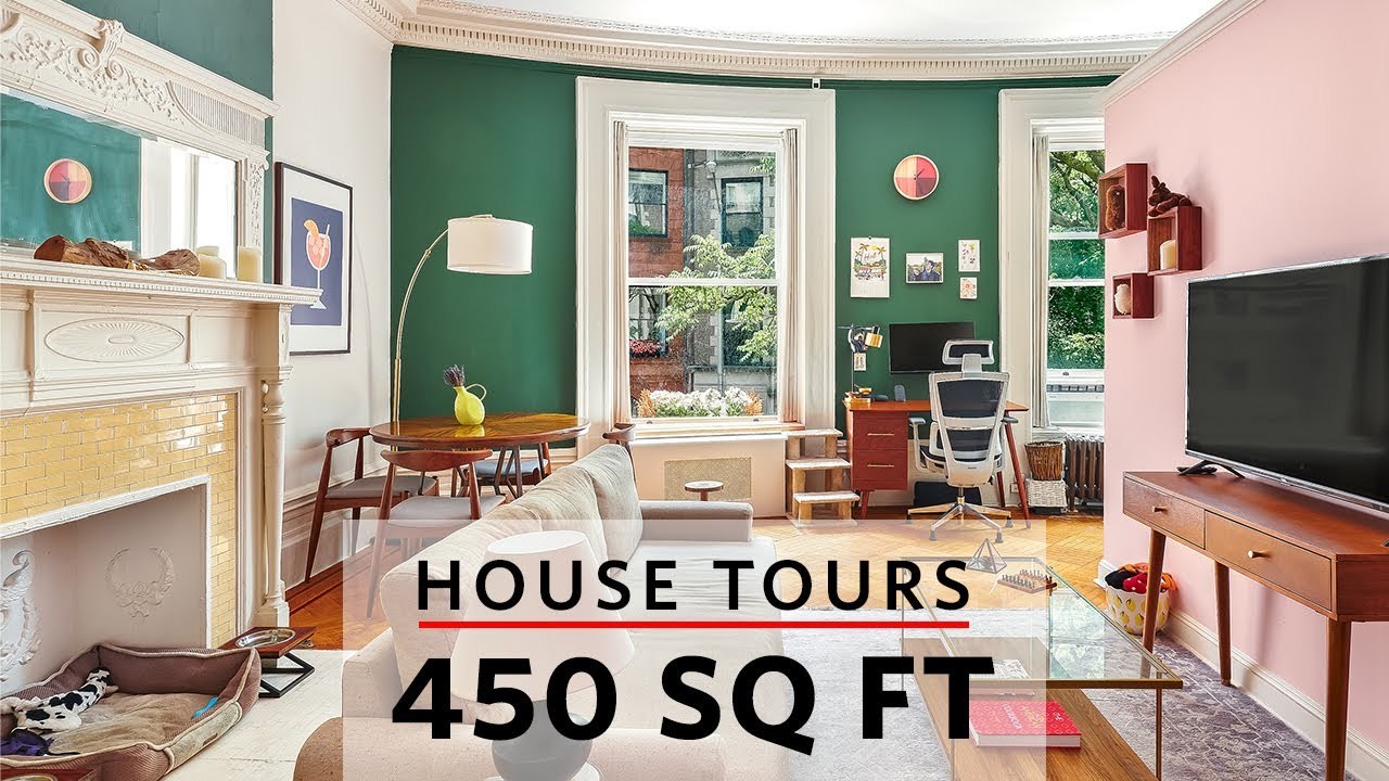 [WATCH] This Couple's 450 Sq Ft Upper West Side Studio is Full of Color