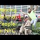 Dancing Behind People in New York City