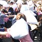 Pillow Warfare | Taken at the 2014 International Pillow Fight Day in Washington Square, New York City.