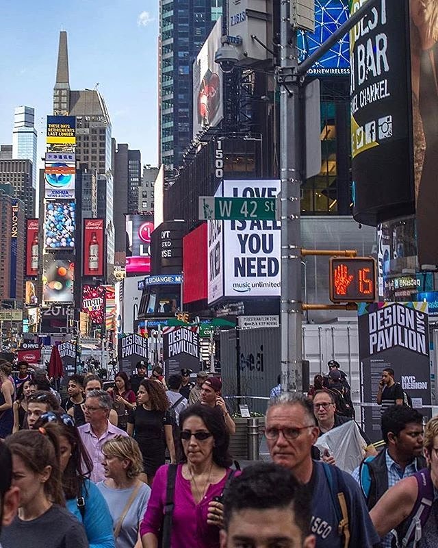 Times Square, New York City. Photo via @newyorkcitykopp #viewingnyc #newyorkcity #newyork