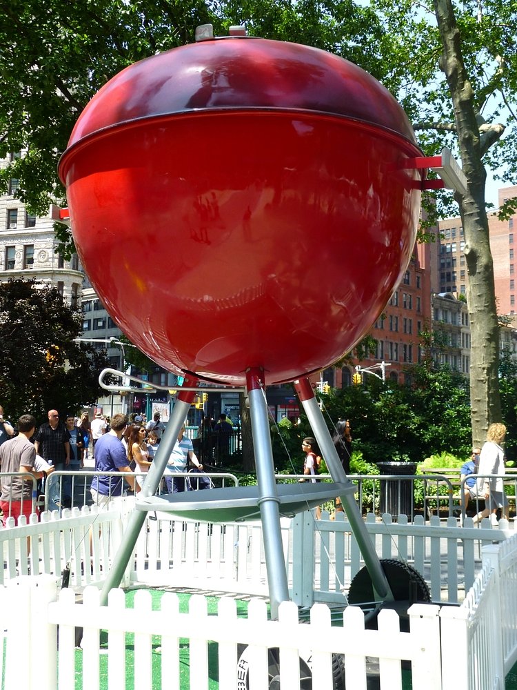 Giant Weber Grill, Madison Square Park NYC | Big Apple Barbecue Block Party, 9 June 2013