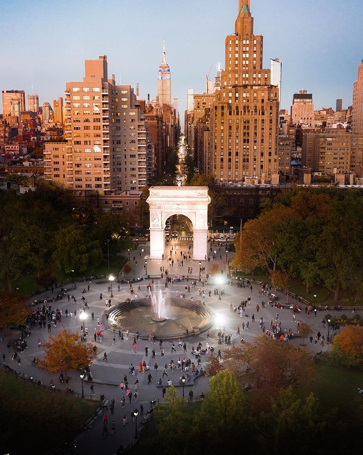 Washington Square Park, Greenwich Village, Manhattan