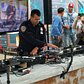 NYPD Officer Scratching at NYC Maker Faire 2016