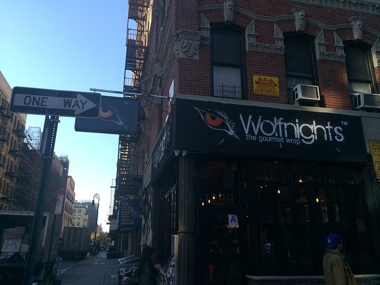 The location of the iconic album cover in the Lower East Side