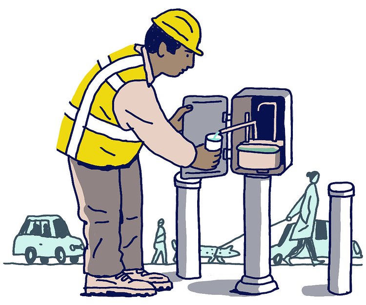 There are about 1,000 water sampling stations throughout the city. Every day, field scientists visit 50 to check temperature, chlorine and pH levels, as well as the levels of certain chemicals that prevent pipe corrosion.