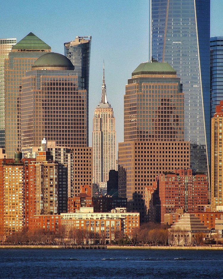 Lower Manhattan from New York Harbor