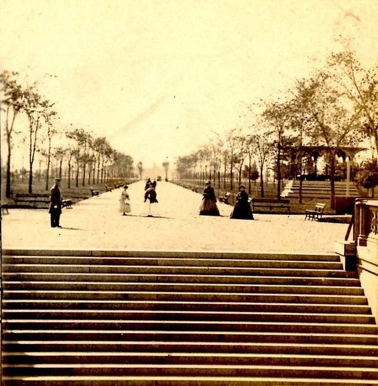 Central Park Mall, New York, New York ca. 1870