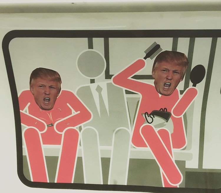 #newyork #newyorkcity #nyc #streetart #makeamericagreatagain #gofuckyourself @realdonaldtrump @gothamist @msnbc @huffingtonpost @foxnews