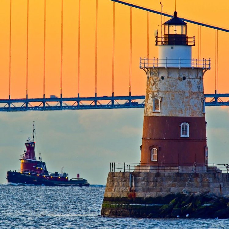 Robbins Reef Lighthouse, New York Harbor