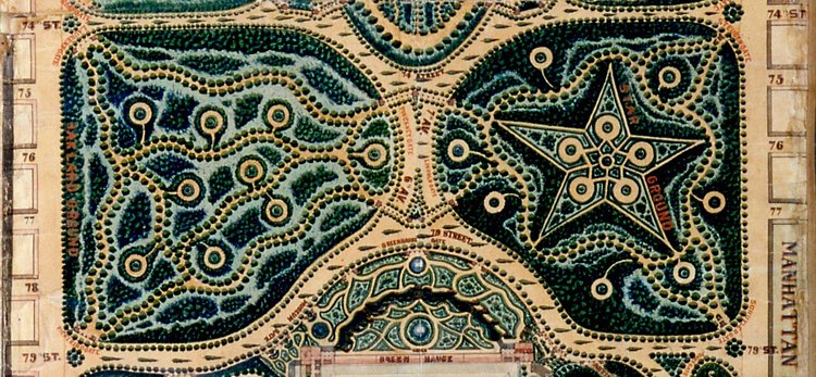 John Rink’s rejected design proposal for Central Park