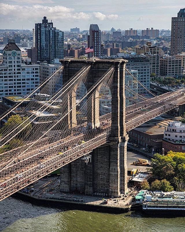 Brooklyn Bridge, New York, New York. Photo via @mattpugs #viewingnyc #newyorkcity #newyork #nyc
