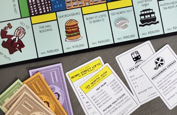 Burgopoly: The Classic Monopoly game through the eyes of Williamsburg