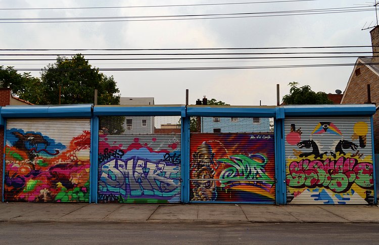 Welling Court, 9.21.14 | A visit to the Welling Court Mural Project in Queens on 9.21.14. With 5 Pointz gone, Welling Court has become the new graffiti center in the borough. I'll try to include the individual artists, great talent/ work from everyone.