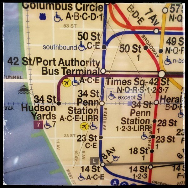 New 34th St / Hudson Yards Station appearing on MTA subway maps