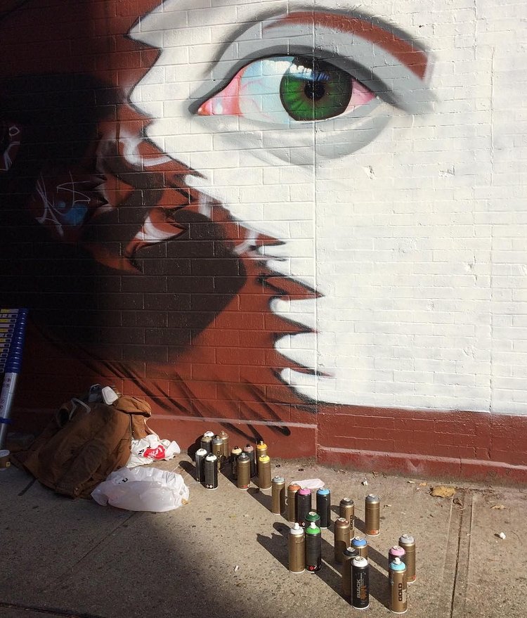 First one in New York #progress #sprayjunkie #newyork #manhattan