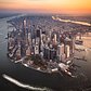 Sunrise over Manhattan, New York