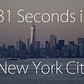 31 Seconds in New York City