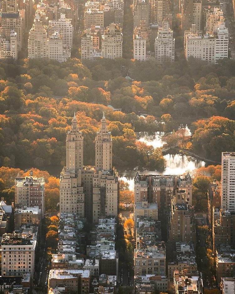 Sunrise Over Central Park, Manhattan
