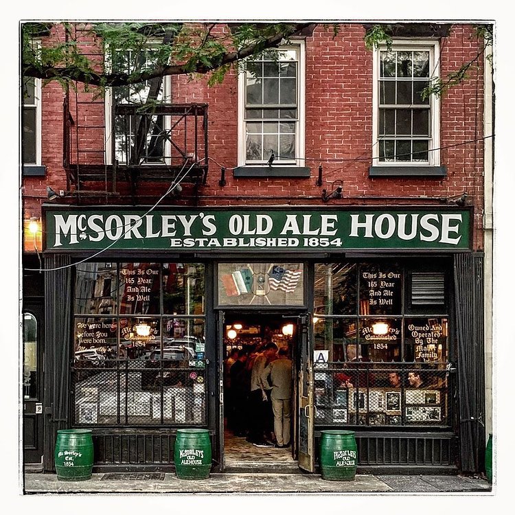 E 7th Street, New York, NY
...
The fabled NYC watering hole that lent its name to Joseph Mitchell’s 1943 classic McSorley’s Wonderful Saloon, a favorite of mine in the canon of New York literature.