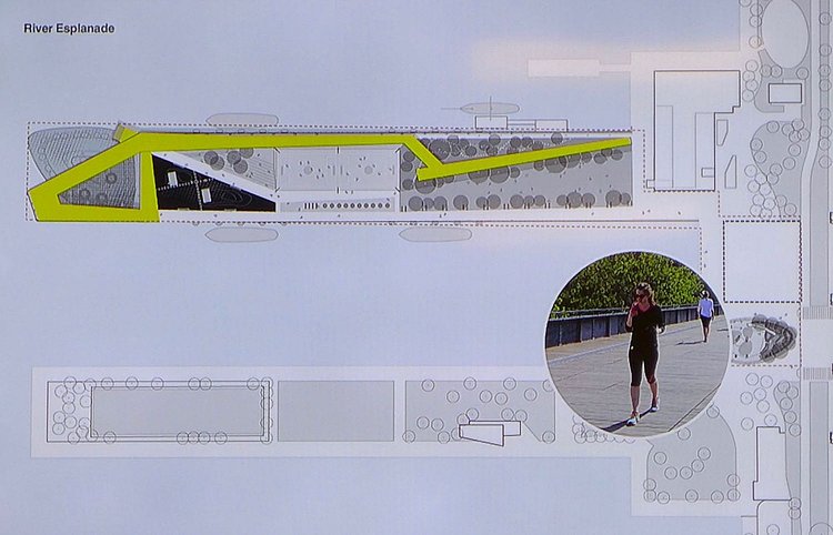 Hudson River Park Pier 26 river esplanade