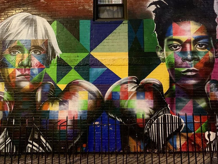 Williamsburg, Brooklyn. Mural by Eduardo Kobra @kobrastreetart