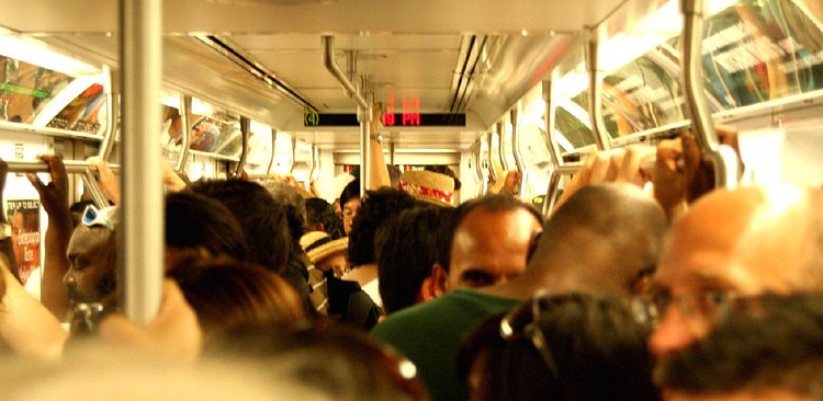 subway | Riding the subway train in NYC