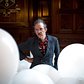 The artist Martin Creed at the Park Avenue Armory where his retrospective exhibition has been installed.
