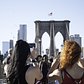 Brooklyn Bridge Tourists