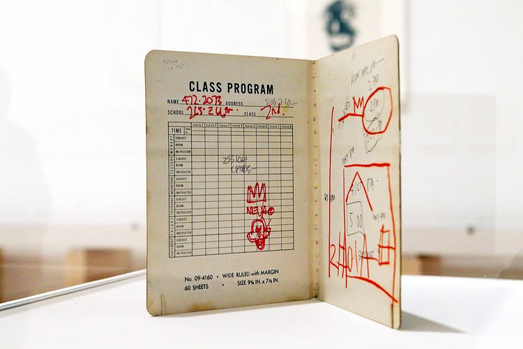 One of the artist's notebooks.