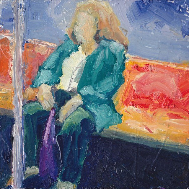 No true blonde over the age of 30.
#nyc  #ntrainuptown  #subway