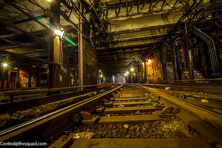 The 137th street subway yard is one of the few subway yards built in NYC that is entirely underground.