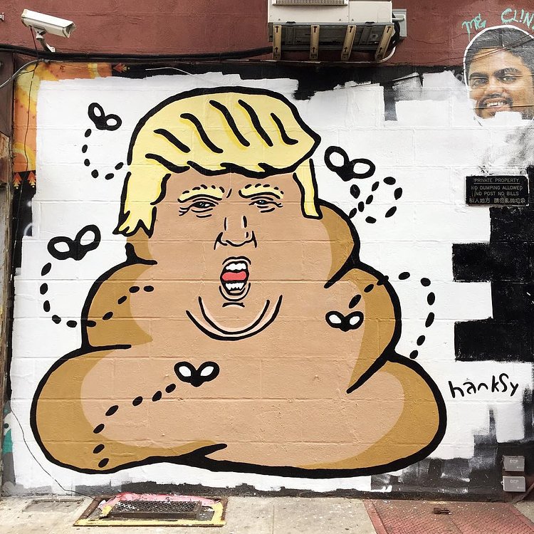 what a piece of shit. @realdonaldtrump #nyc #univision #dumptrump #donalddump #tronalddump #dumpacrossamerica