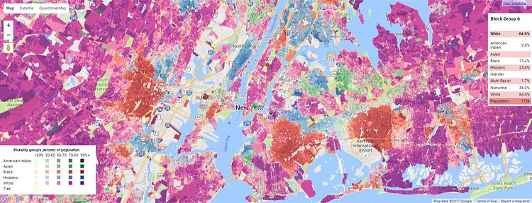 NYC Ethnic Density Map