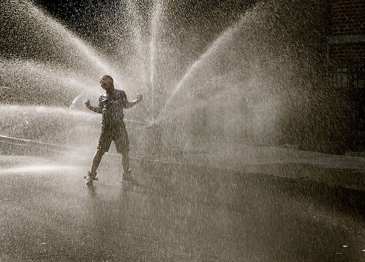 Water Rituals, Bronx, 7/20/15 4:30-8:30 PM 95 degrees.