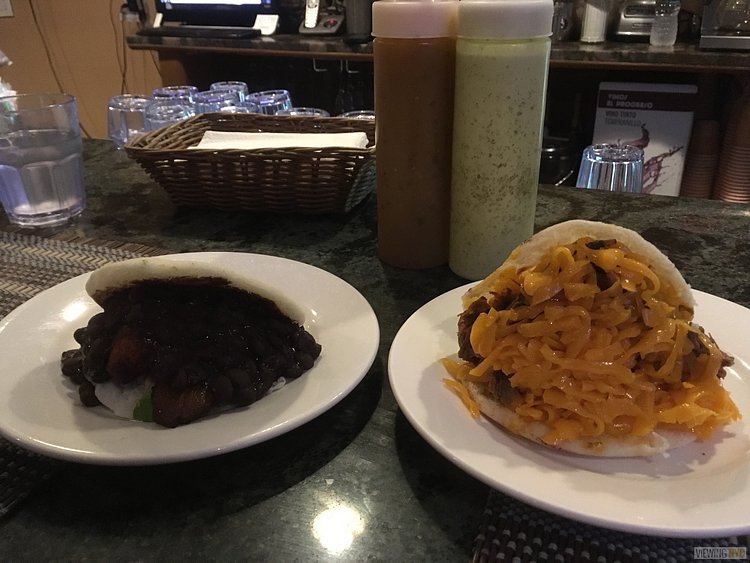 Veggie and Pelua Arepas | Arepas Cafe, Astoria