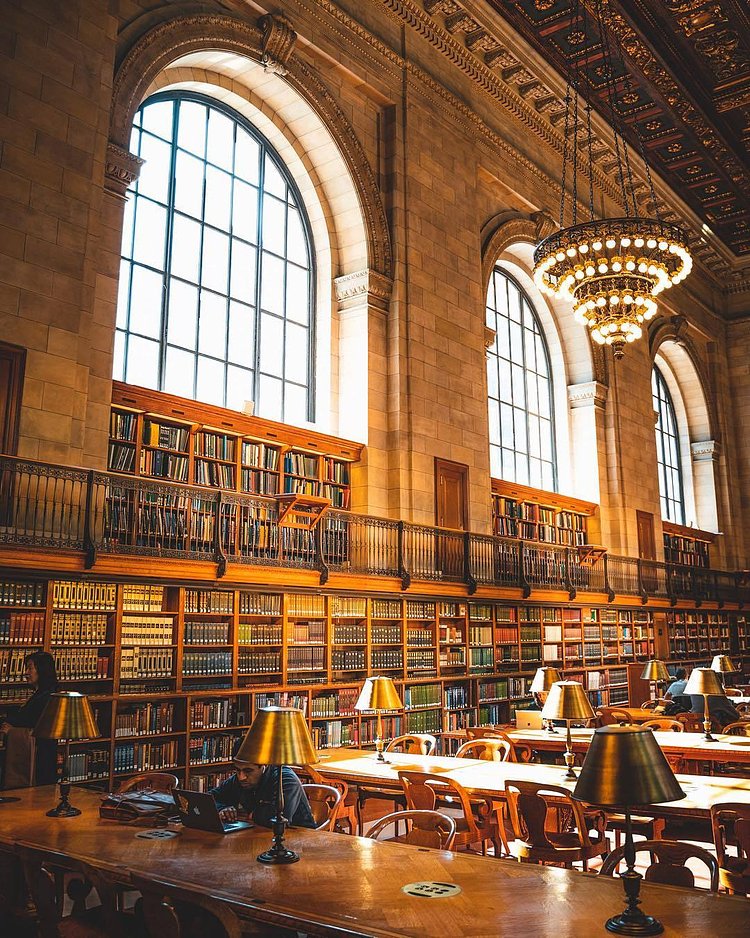 Rose Reading Room, NEw York Public Library, Midtown, Manhattan