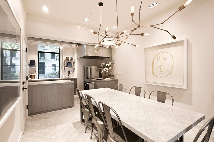 The back room will be used for classes, private events, and some baking.