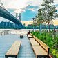 Domino Park, Brooklyn. Photo via @ctg125 #viewingnyc #newyork #newyorkcity #nyc #dominopark #williamsburgbridge