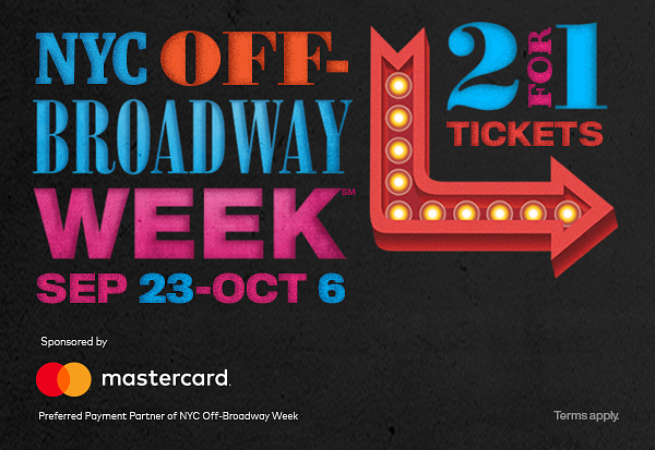 Fall 2019 Off-Broadway Week, Sep 23 - Oct 6