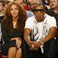 Beyonce & Jay-Z | Beyonce and Jay-Z at the Houston Rockets vs. Phoenix Suns game in Houston on April 11.