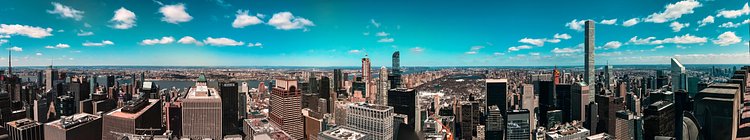 Top of 30 Rock looking out over Central Park.