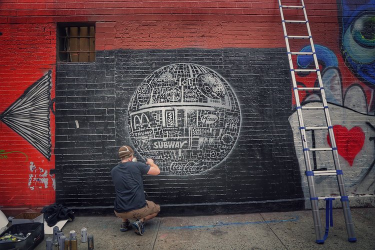 'Corporate Death Star' by Crisp