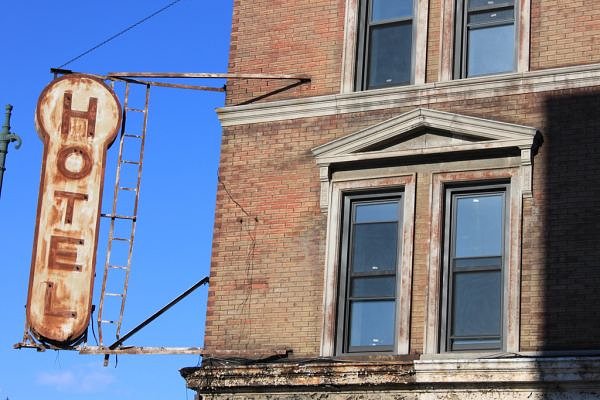 Hotel Keller: Preservationists have called the Keller Hotel, completed in 1898, a “luckless landmark.” The building, at 150 Barrow Street, was given landmark status in 2007. But it has languished since then. Built near the Hudson River, for years it was in a prime location to attract business from the ferry and cruise ship docks as well as transient sailors. But with the decline of the maritime industry, the hotel flagged. It was recognized as one of the last “surviving turn-of-the-century Hudson River waterfront hotels.”