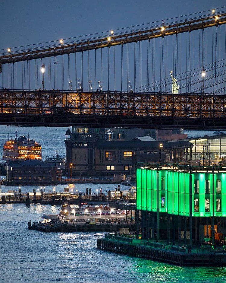 East River, Brooklyn Bridge, and Seaport