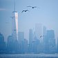 The photographer Karsten Moran captured a view of #Manhattan as the sun rose on this unseasonably warm December day. Karsten was riding the Staten Island Ferry en route to an early #nytassignment.