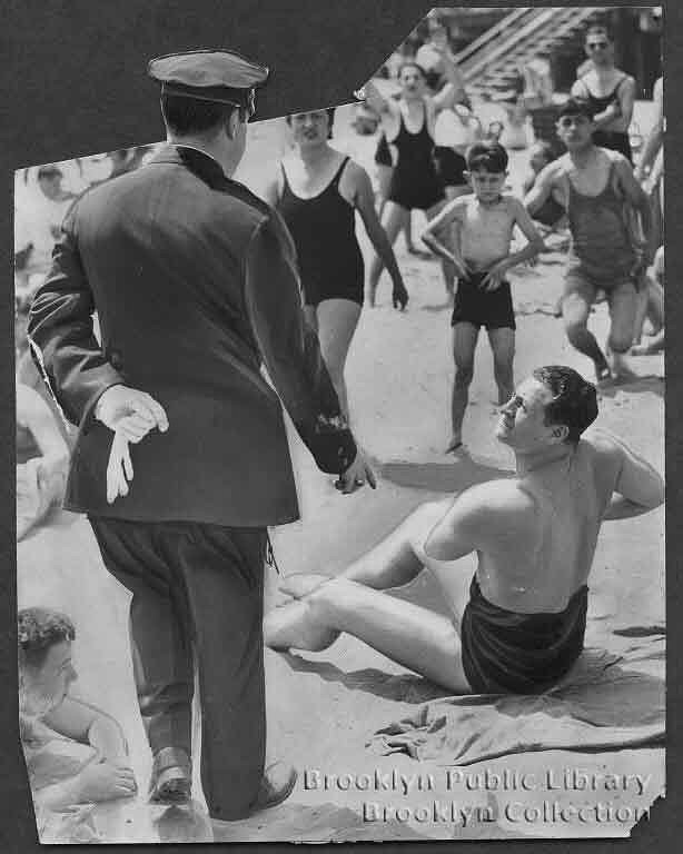 Thoughts on modesty have changed a bit over the years. 1940s