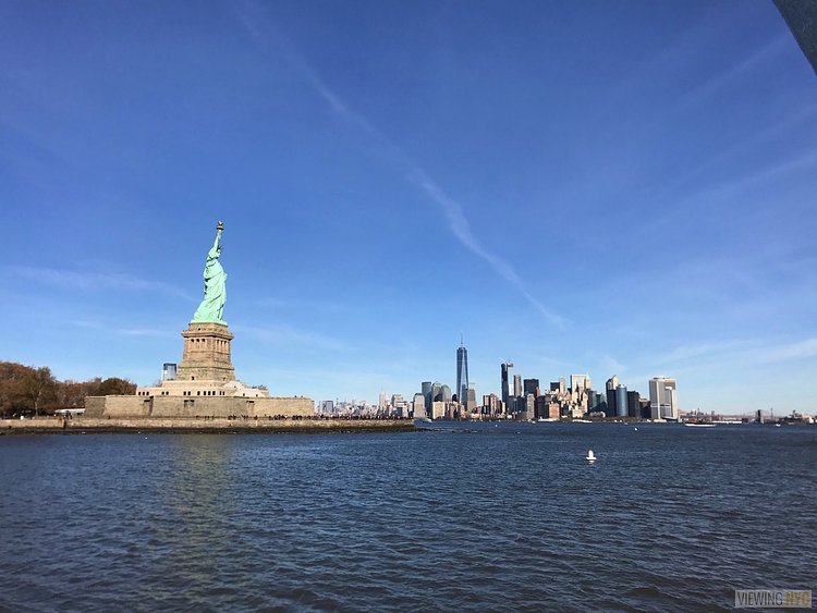 Statue of Liberty and Manhattan Skyline