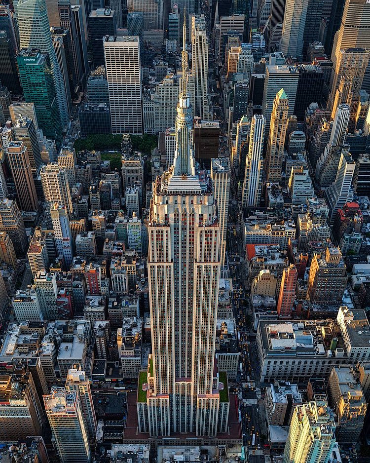 "Never gets old shooting this building, my all time favorite, Empire State Building"