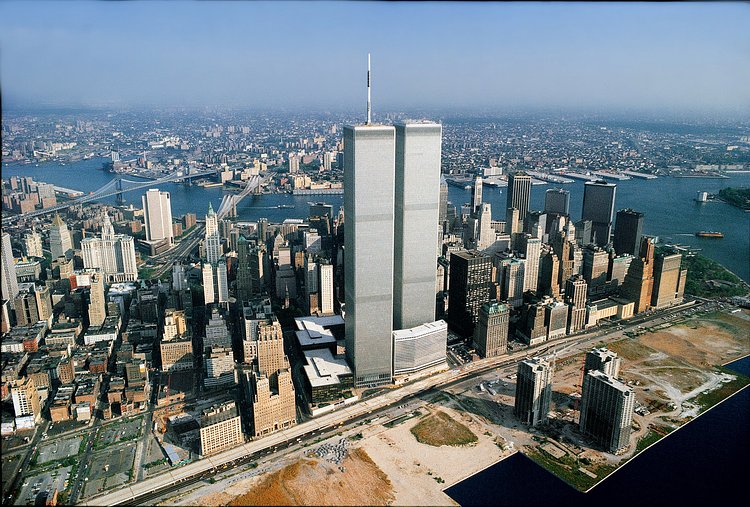 The World Trade Center’s Twin Towers in 1982.