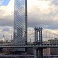 One Manhattan Square and Manhattan Bridge, New York, New York